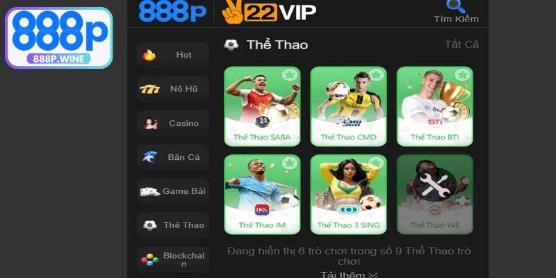 Hệ thống nổi bật ở mảng thể thao với hàng nghìn kèo mỗi ngày